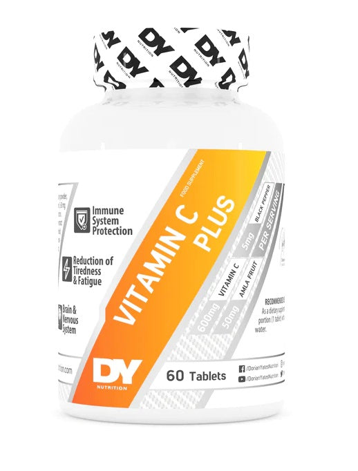 Dorian Yates Vitamin C Plus  60 tablets - Vitamins & Minerals at MySupplementShop by Dorian Yates