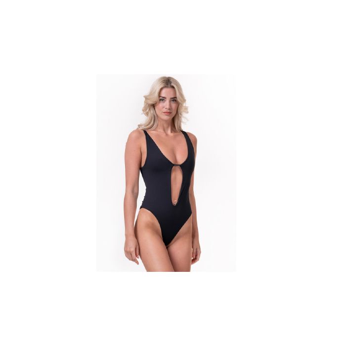 Nebbia One-Colour Monokini 560 Black - Small - Monokini at MySupplementShop by Nebbia